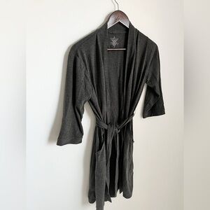 Cuddl Duds Charcoal Lounge Robe